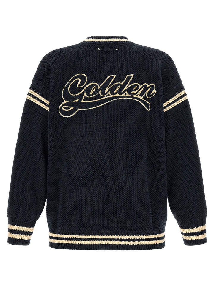Golden Goose Blue Cotton Cardigan