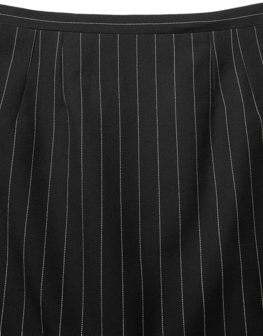 Dolce &amp; Gabbana Black Pinstriped HighWaist Pencil Cut Skirt
