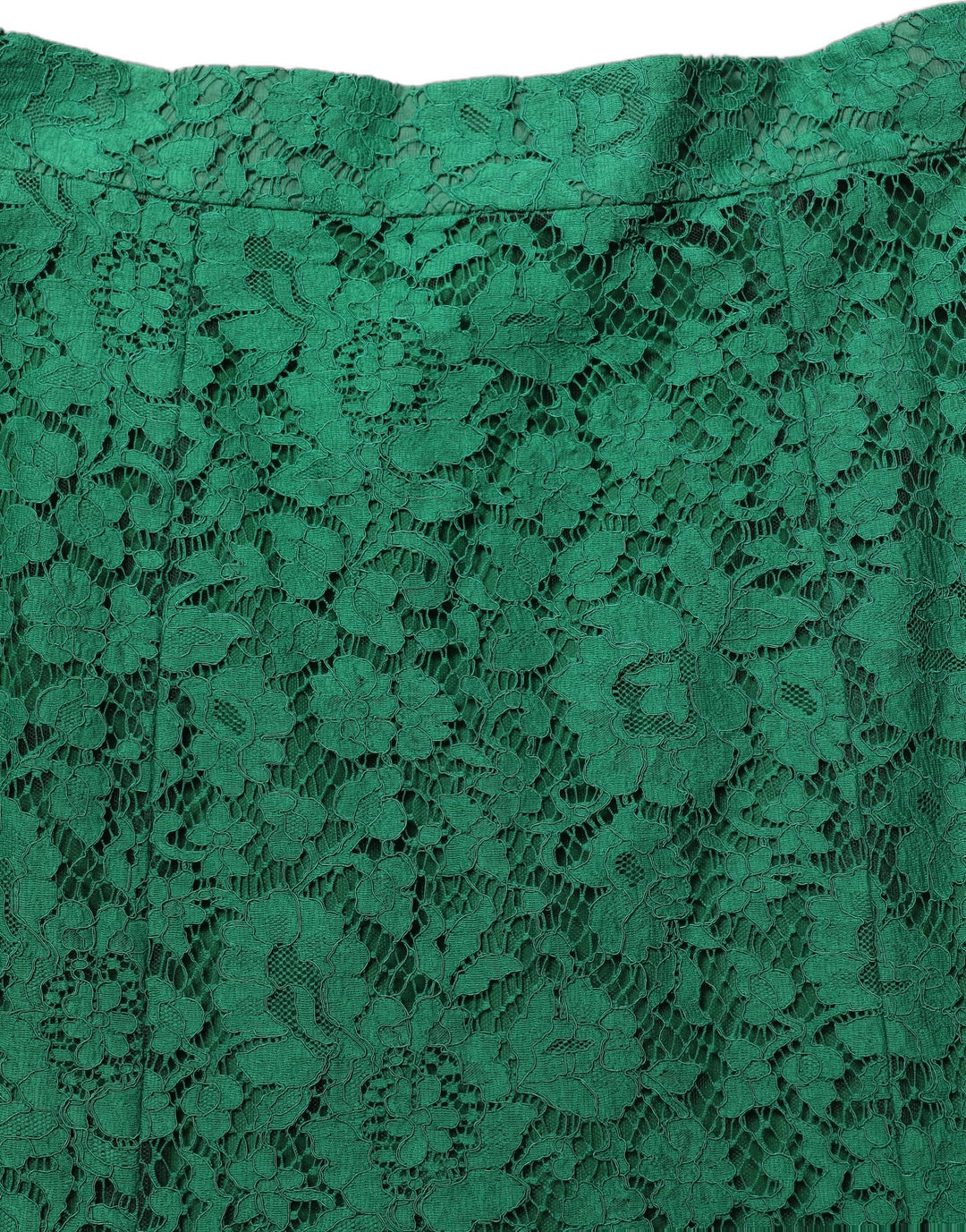 Dolce &amp; Gabbana Green Lace High Waist Mermaid Midi Skirt