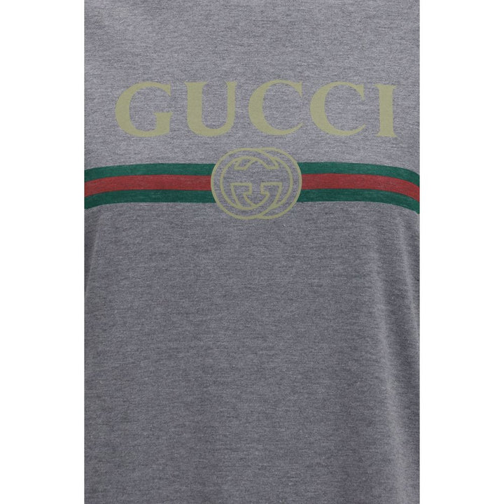 Gucci Gray Cotton T-Shirt
