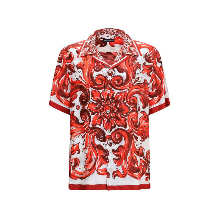 Dolce &amp; Gabbana Multicolor Silk Shirt