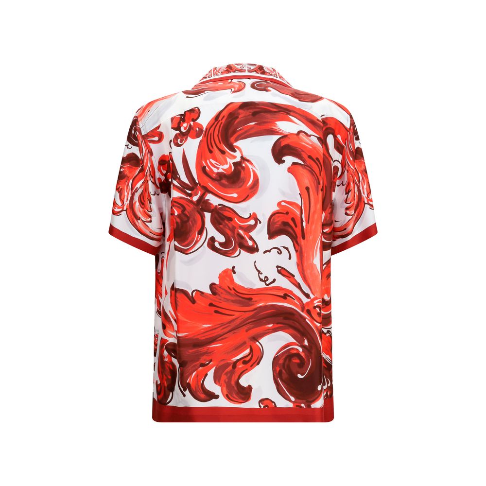 Dolce &amp; Gabbana Multicolor Silk Shirt