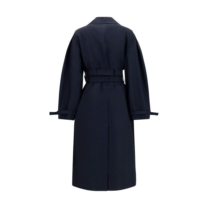 Ganni Black Cotton Coat