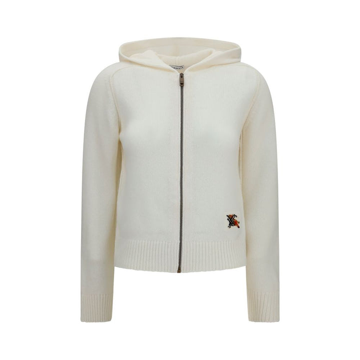 Burberry Beige Wool Oves Aries Hoodie