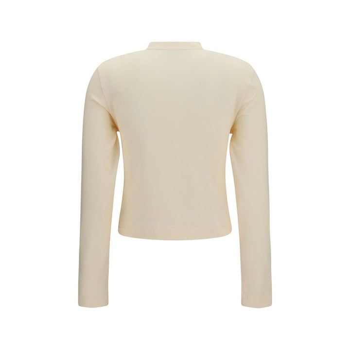 Jacquemus Beige Cotton Long Sleeve T-Shirt