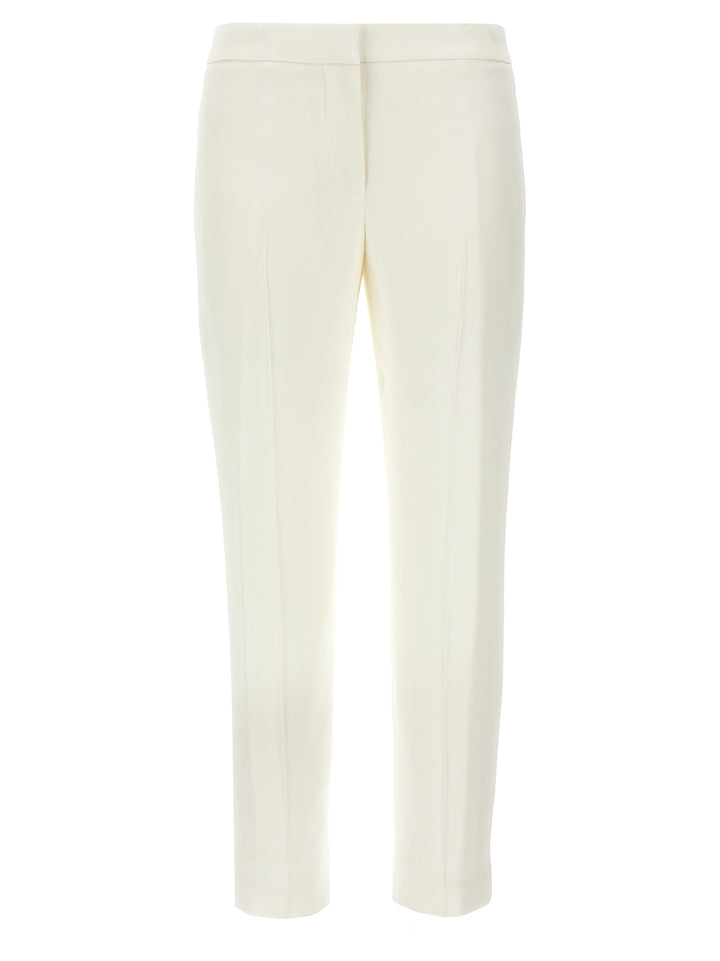 Alexander McQueen White Viscose Casual Pants