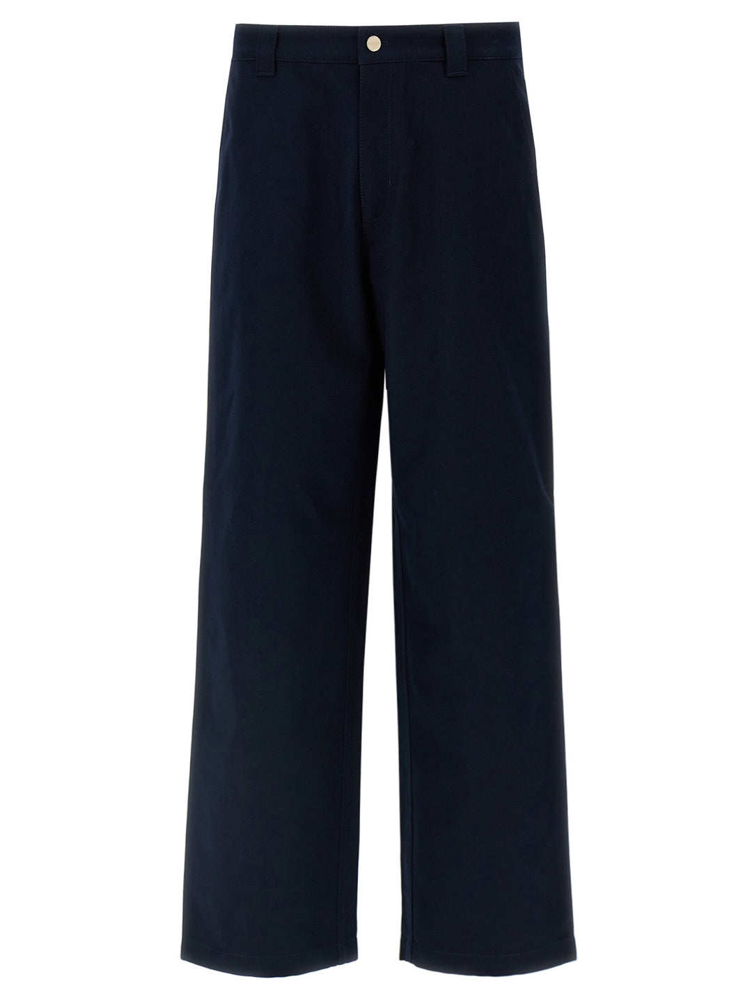 Gucci Blue Cotton Casual Pants