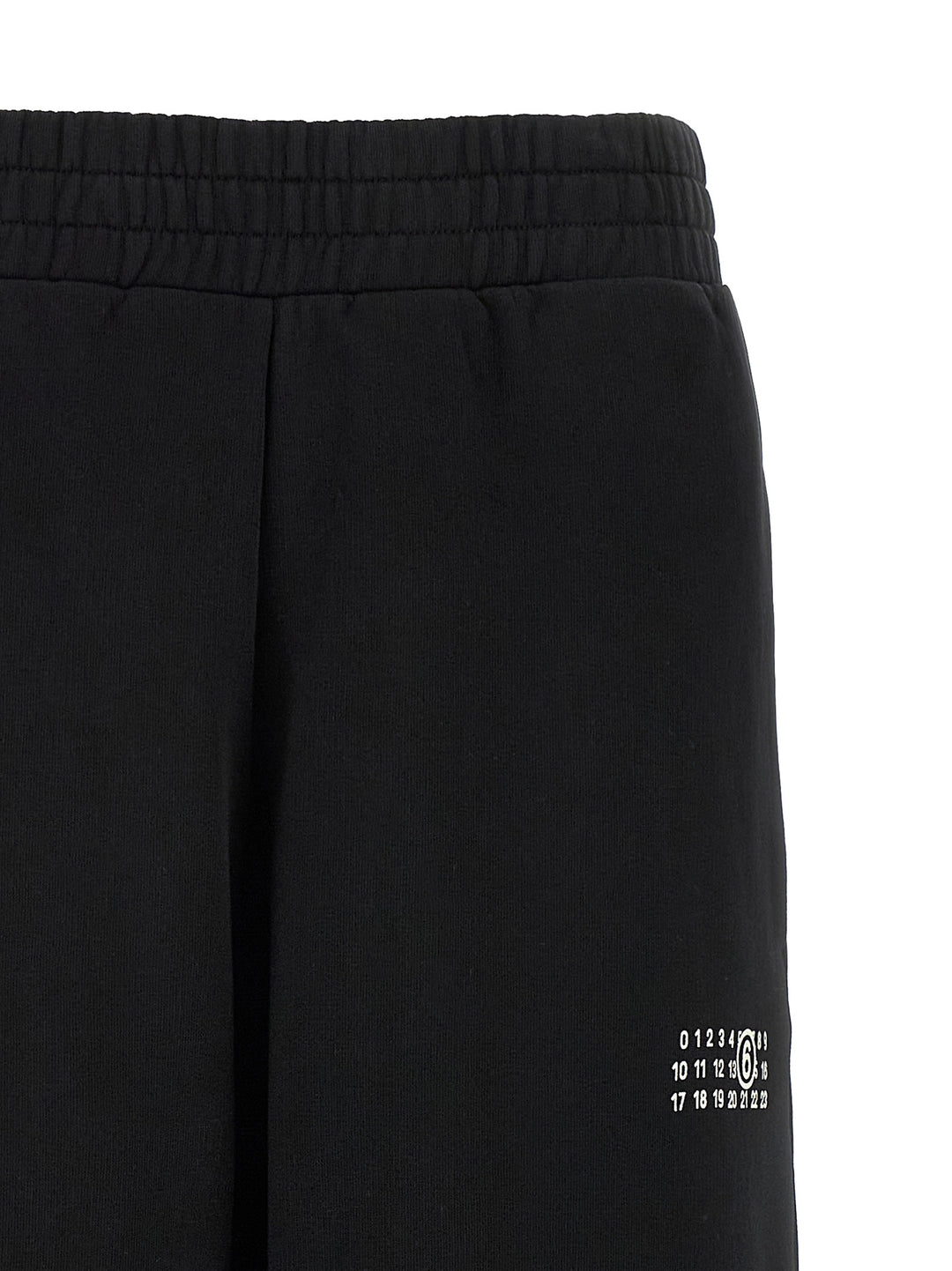 MM6 Maison Margiela Black Cotton Joggers (Workout Pants)