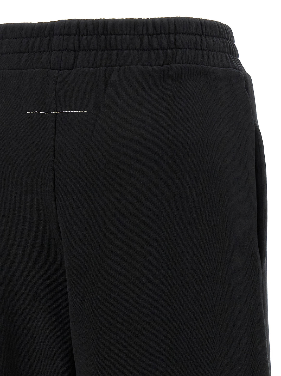 MM6 Maison Margiela Black Cotton Joggers (Workout Pants)