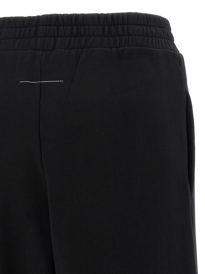 MM6 Maison Margiela Black Cotton Joggers (Workout Pants)