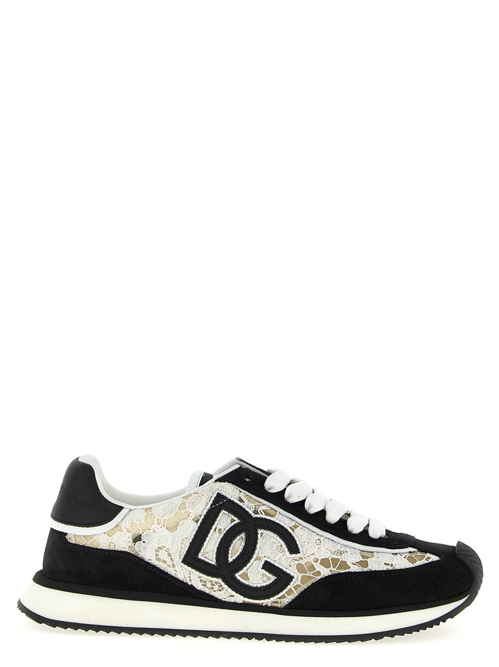 Dolce &amp; Gabbana Bicolor Cotton Sneakers