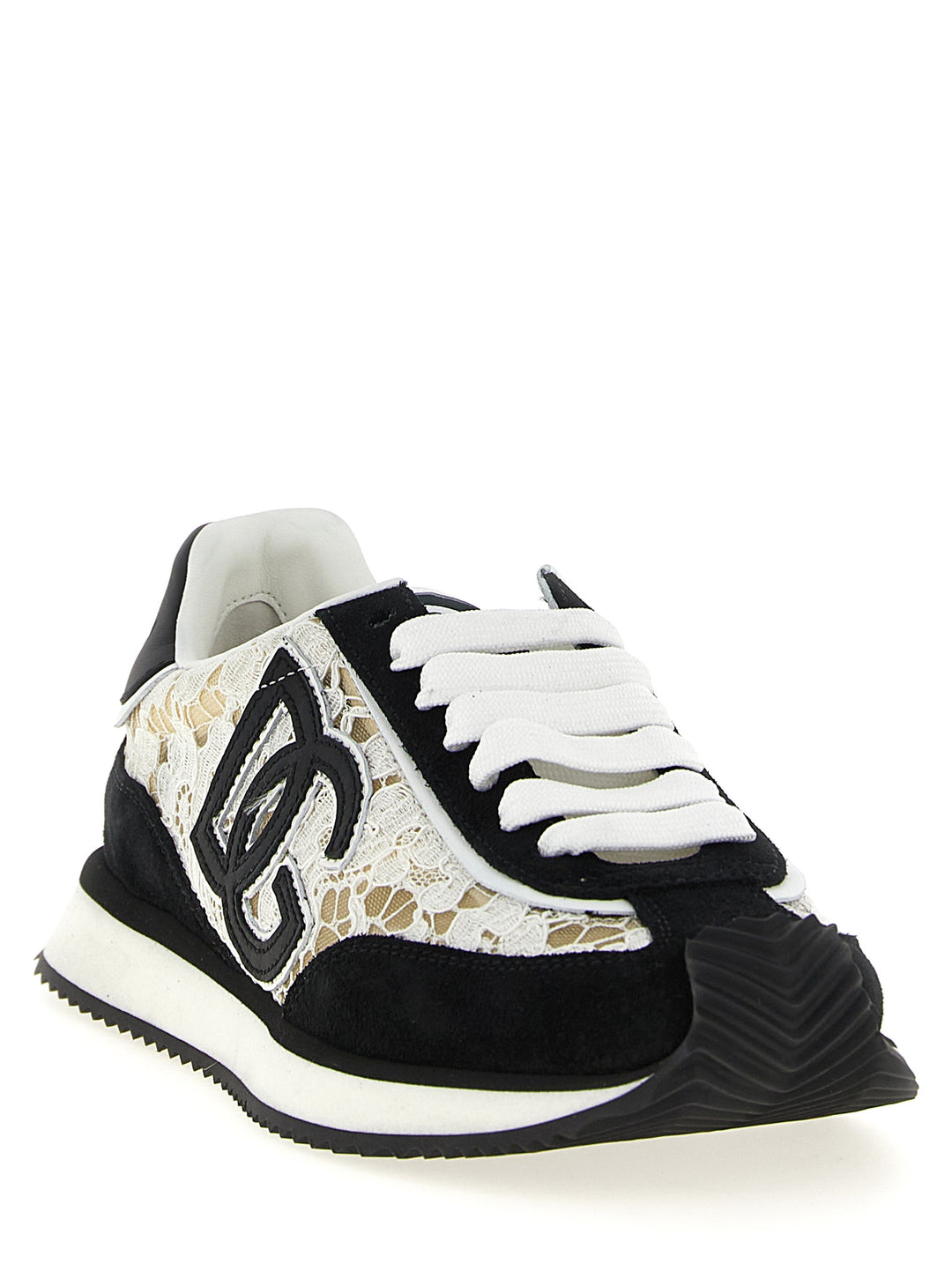 Dolce &amp; Gabbana Bicolor Cotton Sneakers