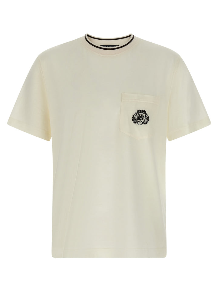 Dolce &amp; Gabbana White Cotton T-Shirt