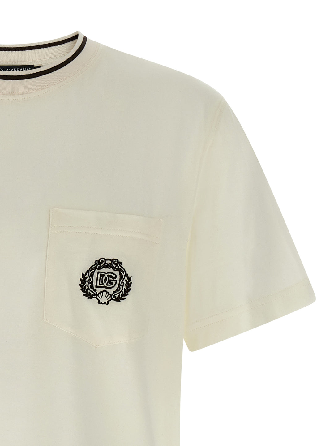 Dolce &amp; Gabbana White Cotton T-Shirt