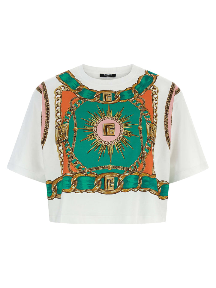 Balmain Multicolor Cotton T-Shirt