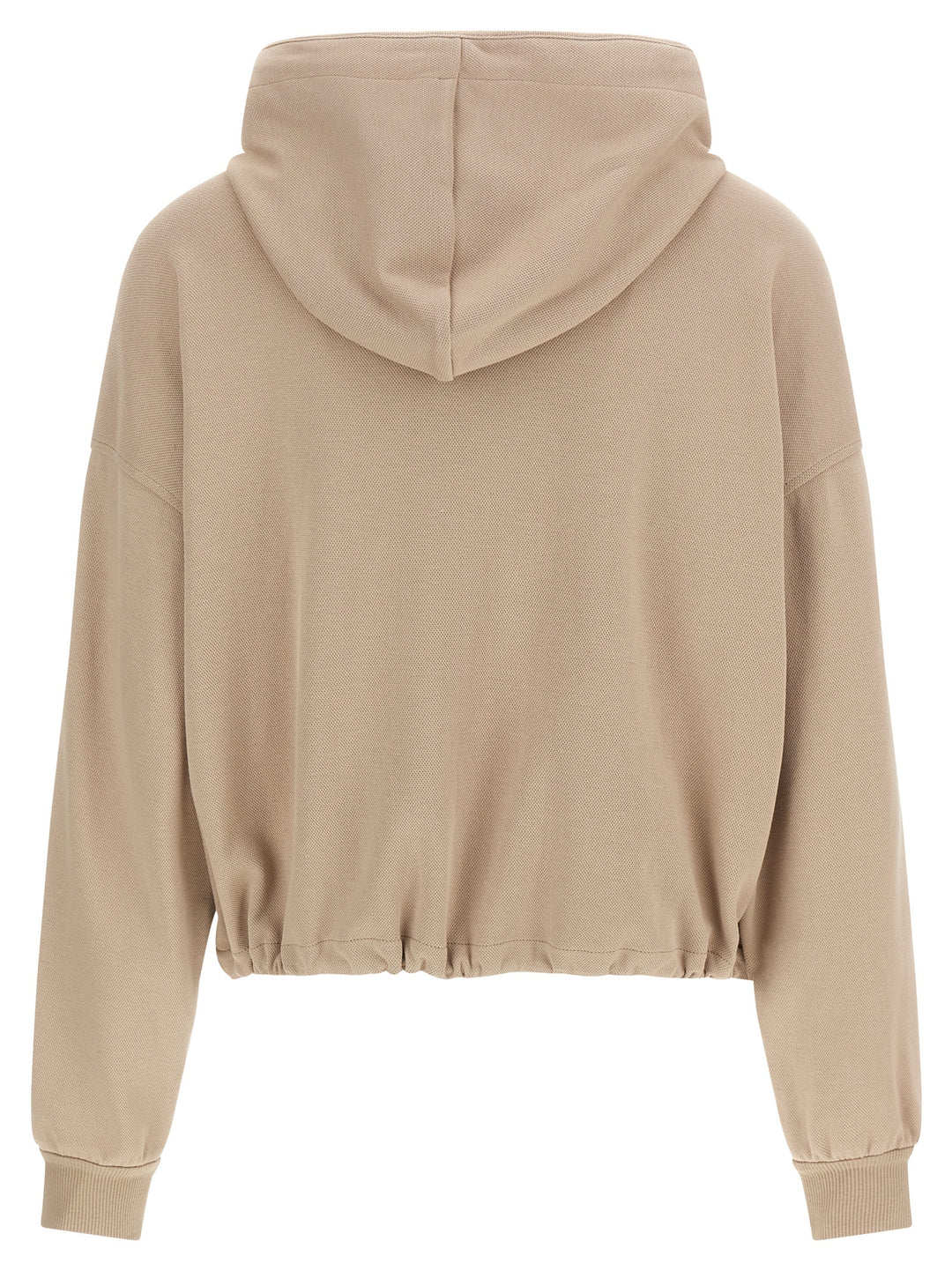 Brunello Cucinelli Beige Cotton Hoodie