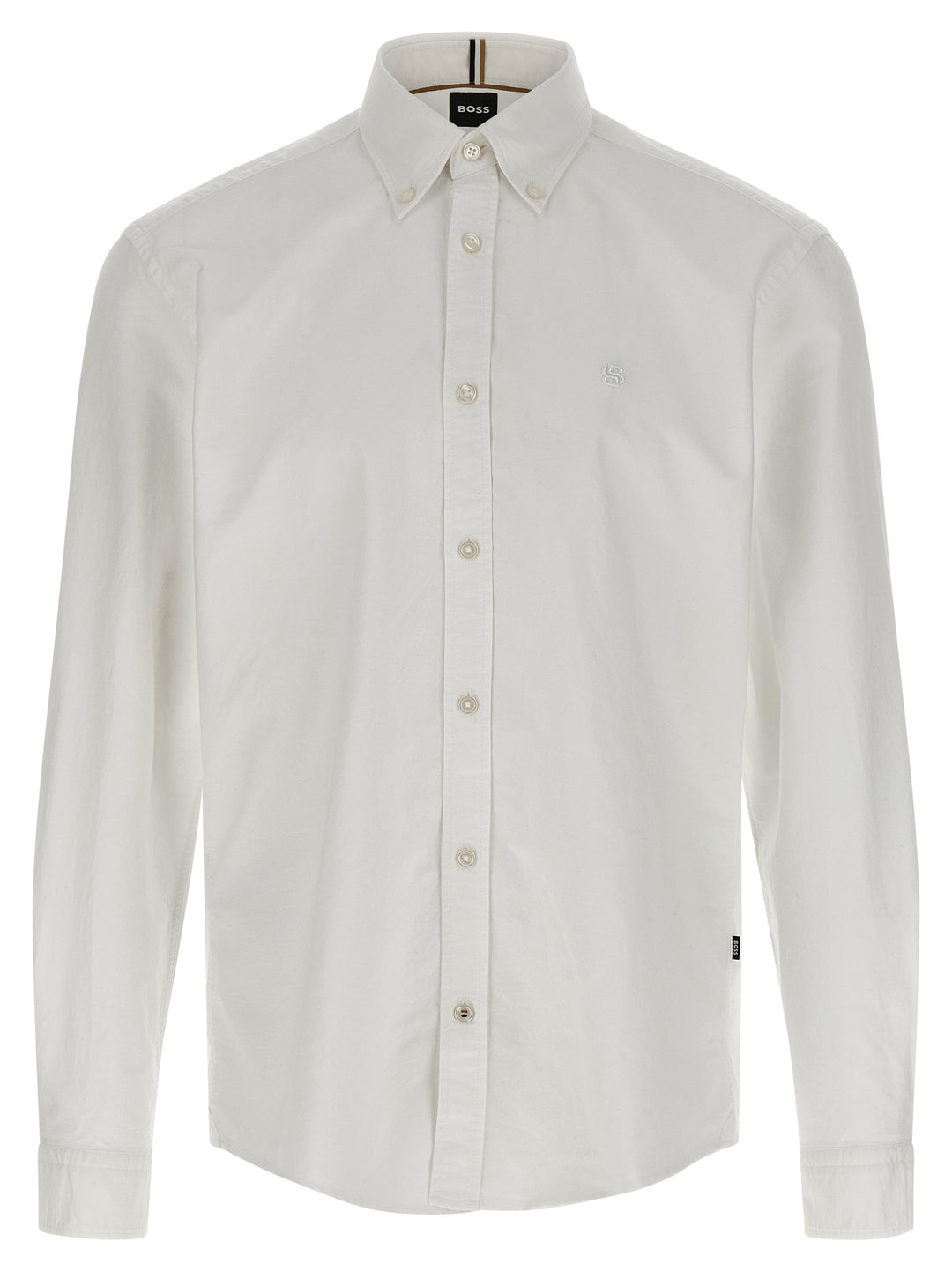 Hugo Boss White Cotton Blouse