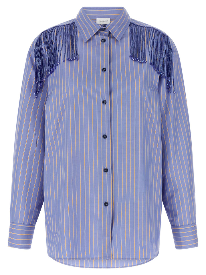 The Andamane Blue Cotton Blouse