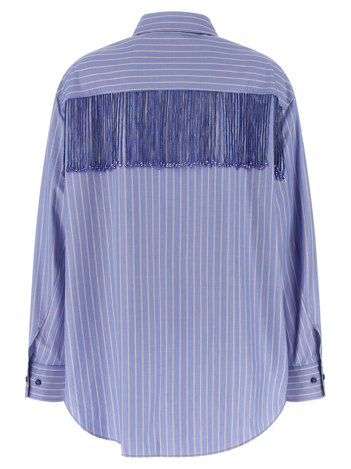 The Andamane Blue Cotton Blouse