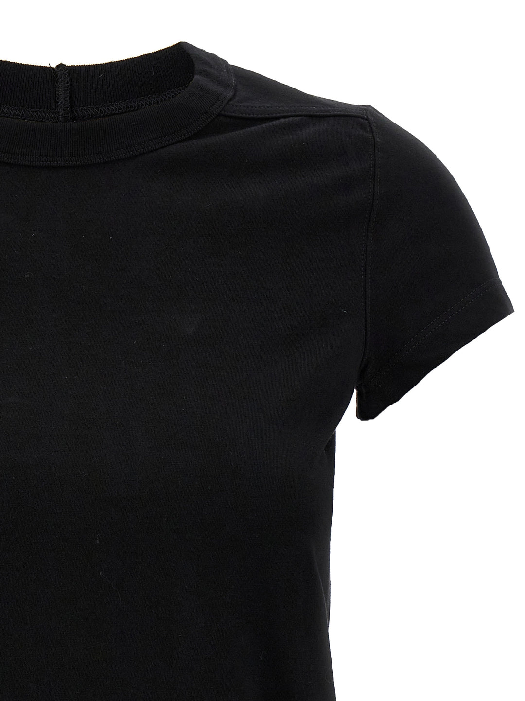 Rick Owens Black Cotton T-Shirt