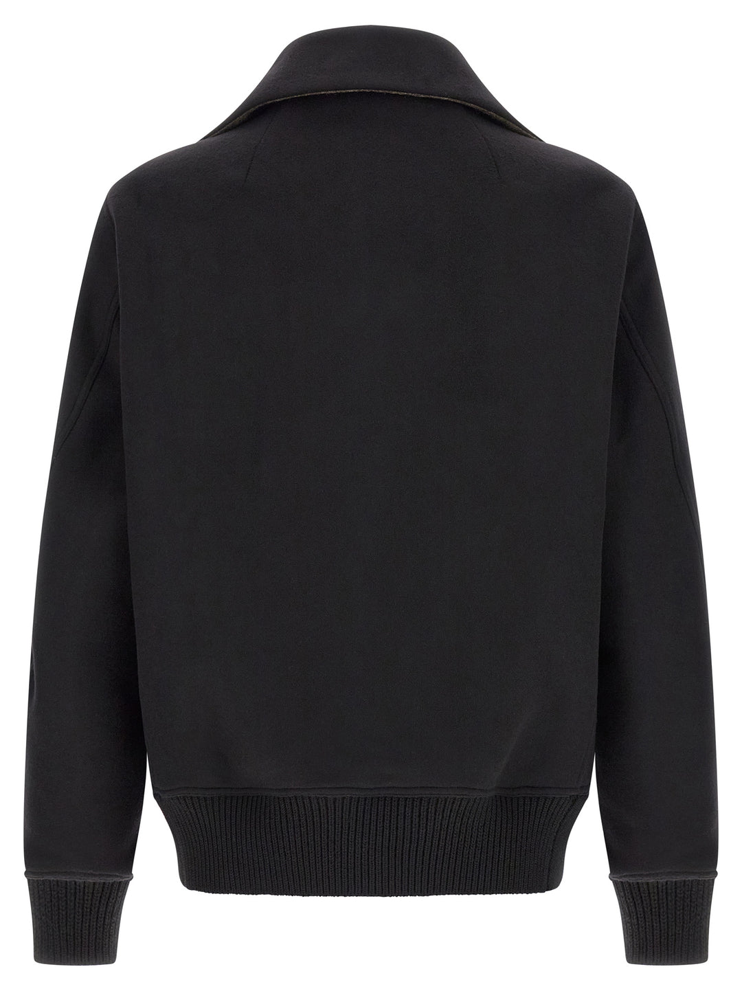 Rick Owens Black Virgin Wool Bomber