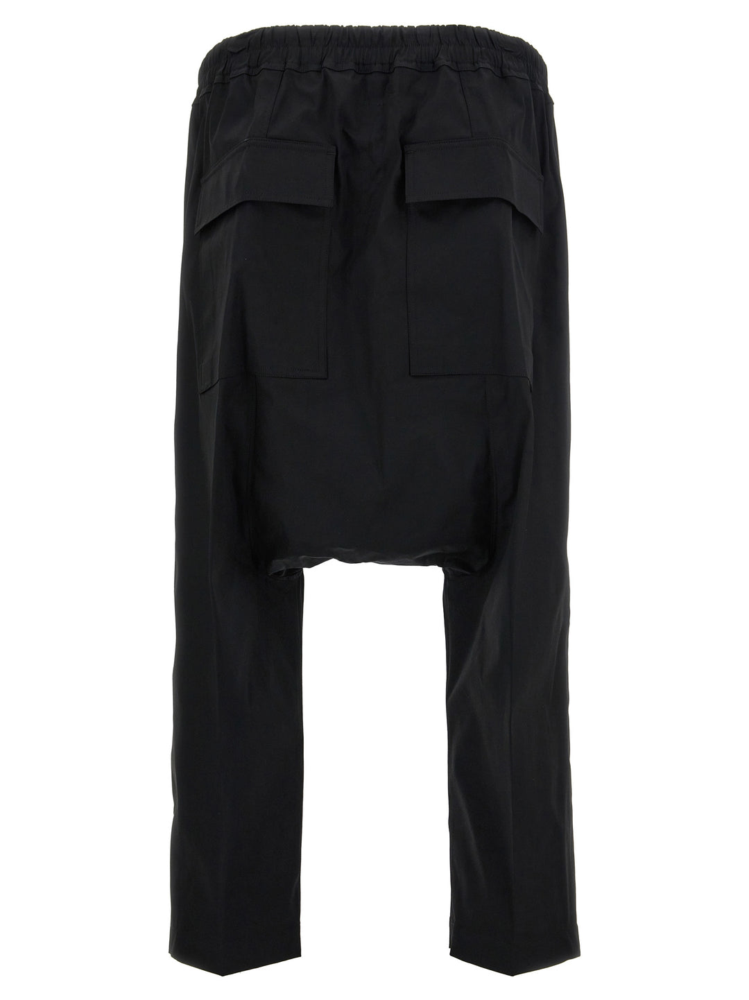 Rick Owens Black Cotton Casual Pants