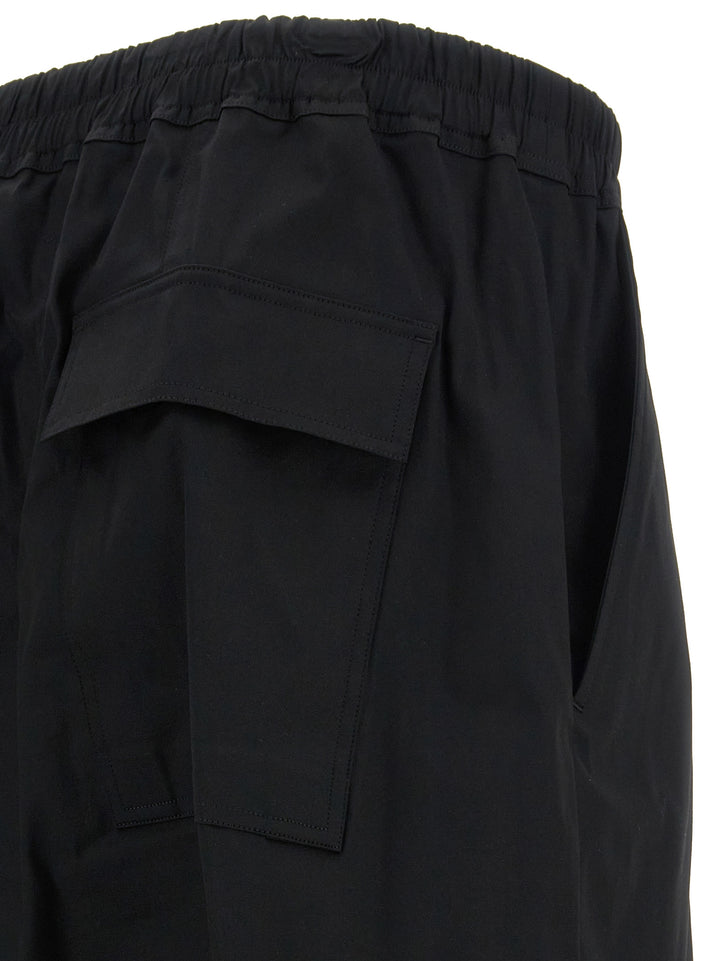 Rick Owens Black Cotton Casual Pants