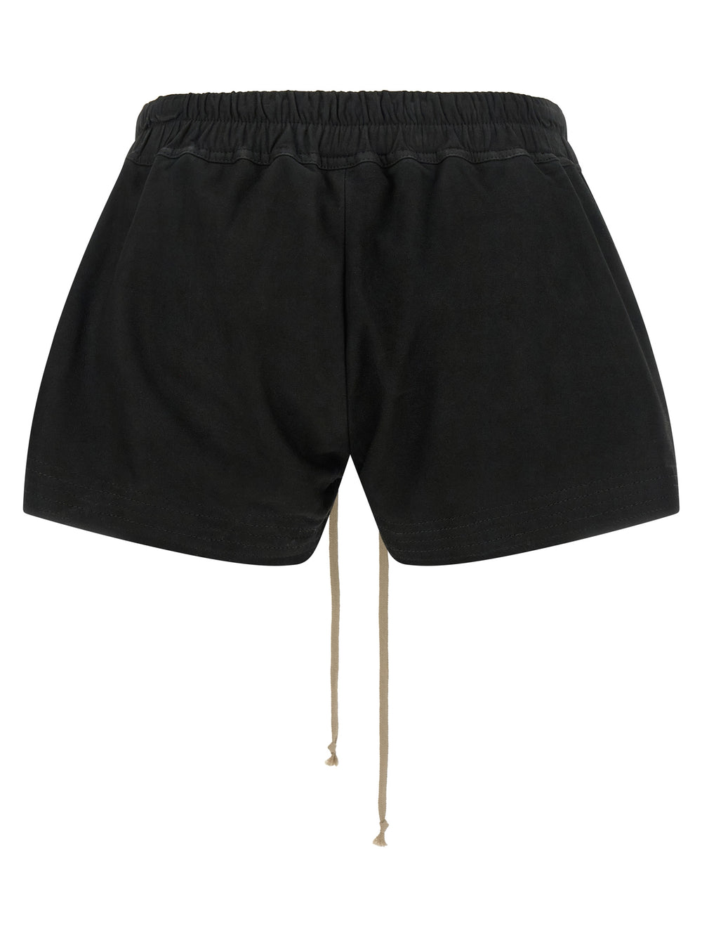 Women’s Rick Owens Black Lamb Leather Bermuda Shorts