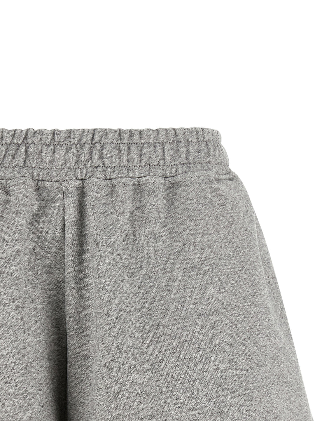 Ganni Gray Organic Cotton Bermuda Shorts