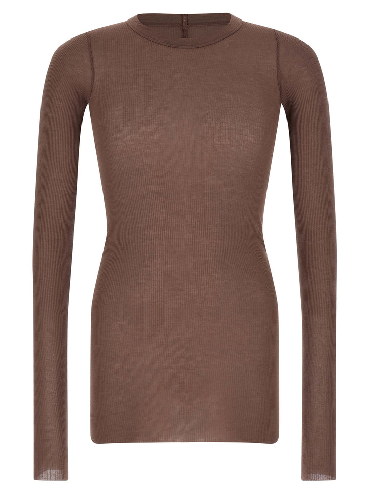 Rick Owens Purple Viscose T-Shirt