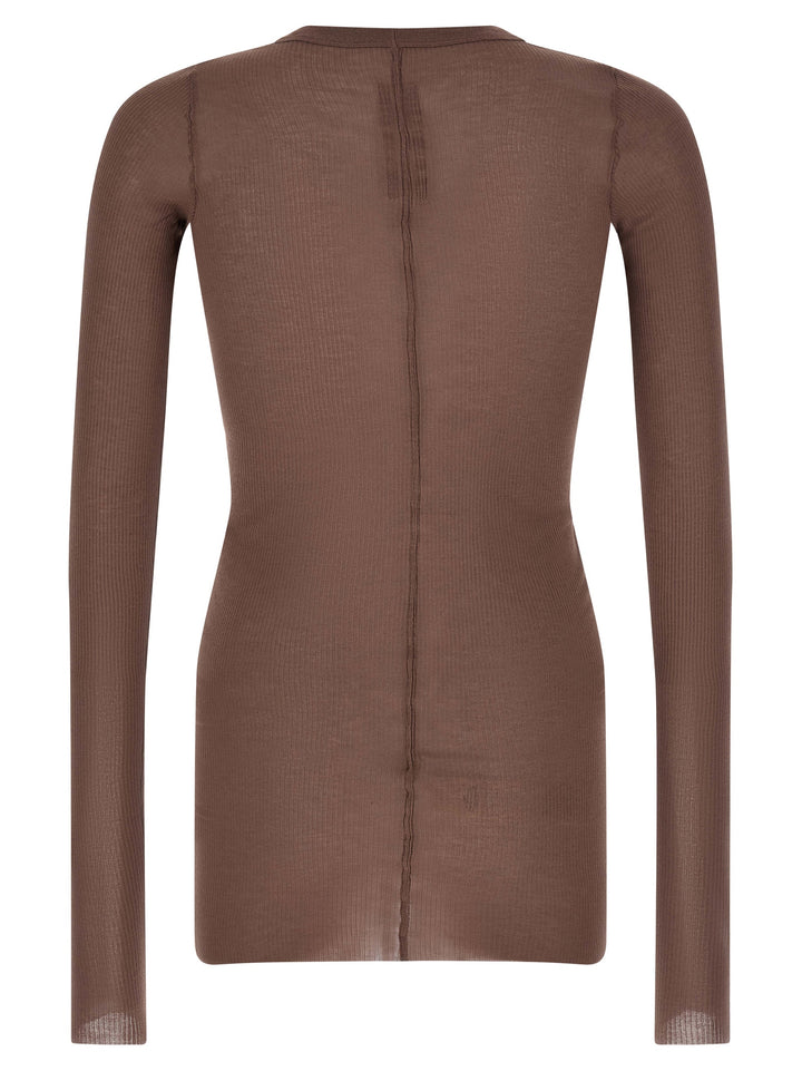 Rick Owens Purple Viscose T-Shirt