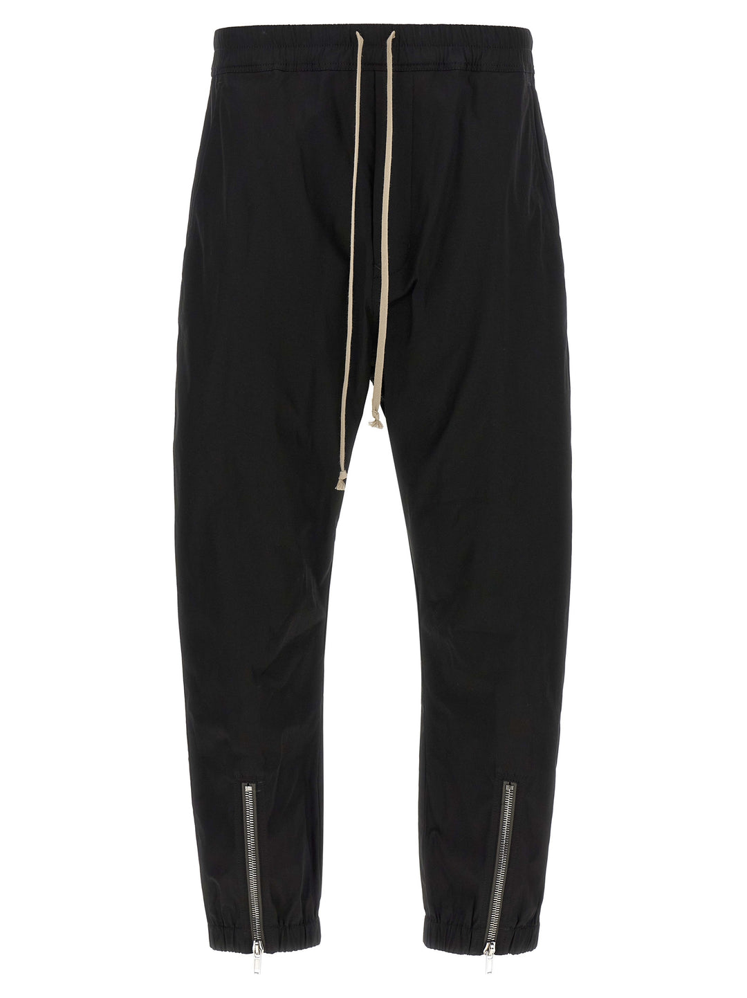 Rick Owens Black Cotton Joggers (Workout Pants)