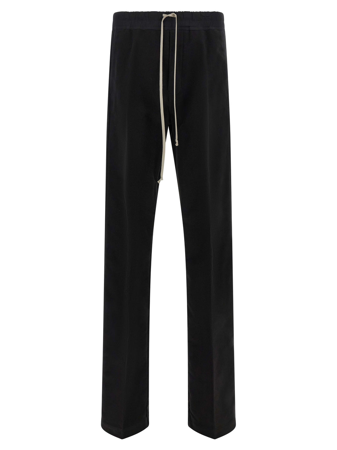 Rick Owens Black Cotton Casual Pants