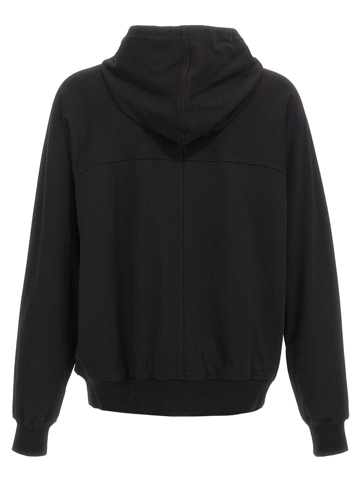 Rick Owens Black Cotton Hoodie