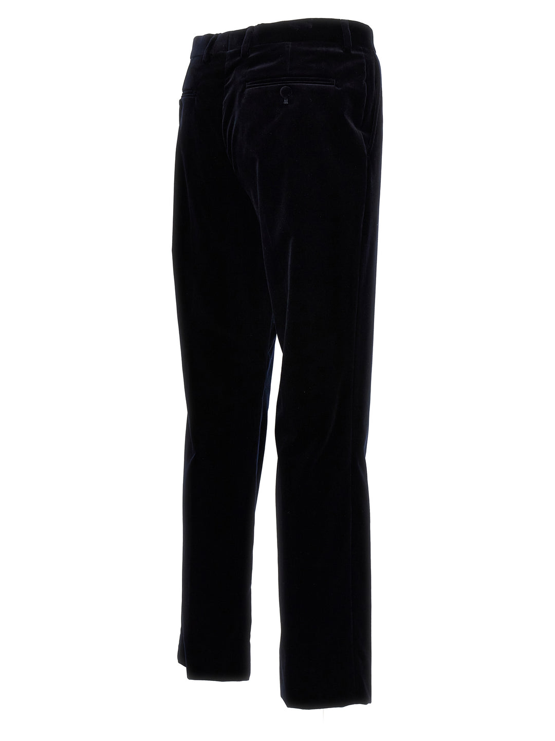Gucci Blue Cotton Casual Pants