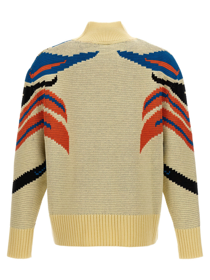Bluemarble Multicolor Virgin Wool Cardigan