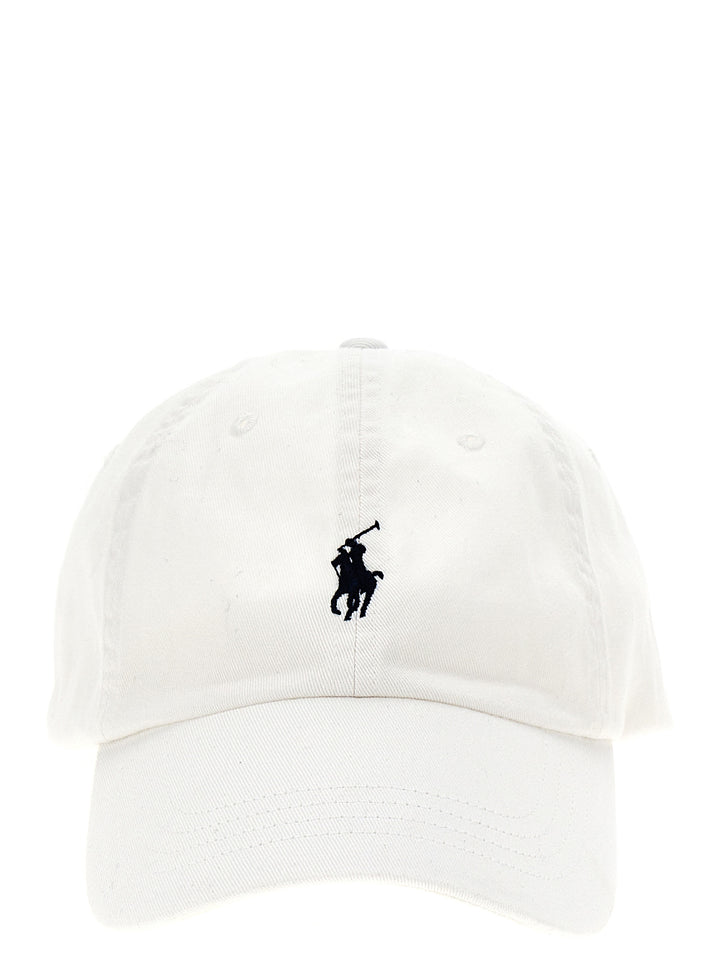 Polo Ralph Lauren White Cotton Cap (Baseball Hat)