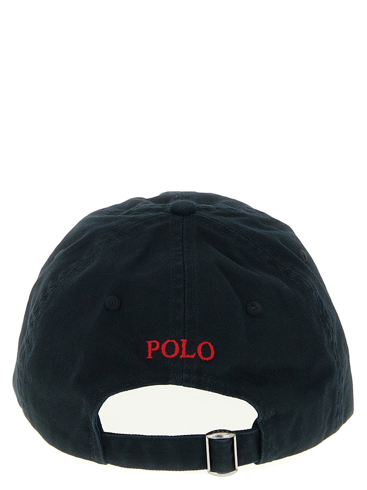 Polo Ralph Lauren Black Cotton Cap (Baseball Hat)