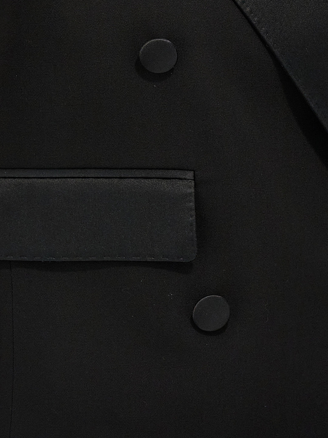 Dolce &amp; Gabbana Black Silk Sleeveless Jacket