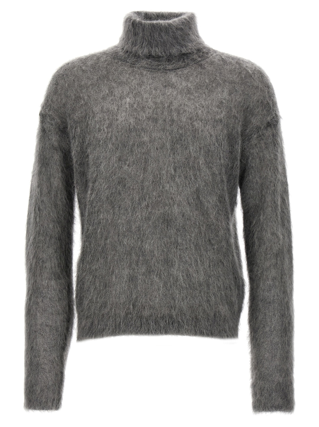 Saint Laurent Gray Wool Cardigan