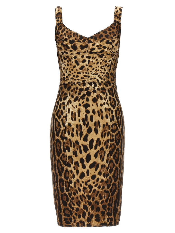Dolce &amp; Gabbana Multicolor Silk Cocktail Dress