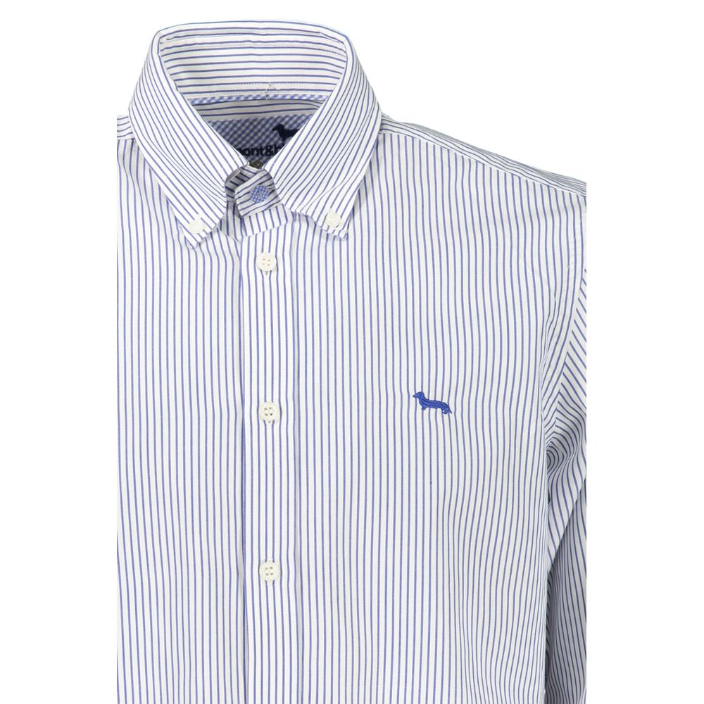 Harmont &amp; Blaine Blue Cotton Men&