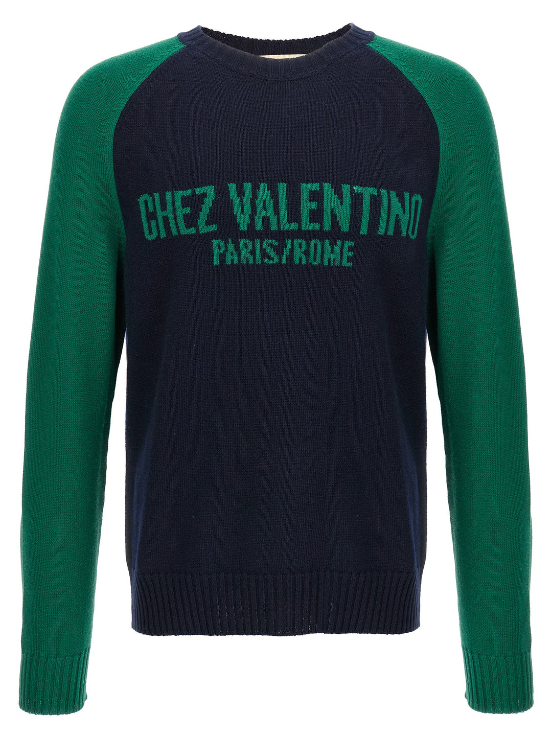 Valentino Garavani Blue Virgin Wool Cardigan