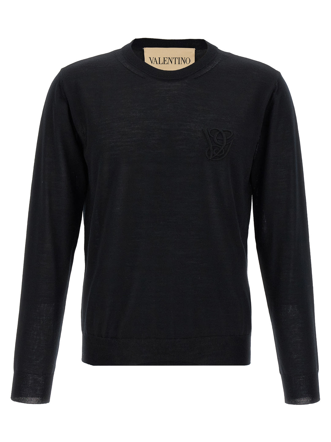 Valentino Garavani Black Virgin Wool Cardigan