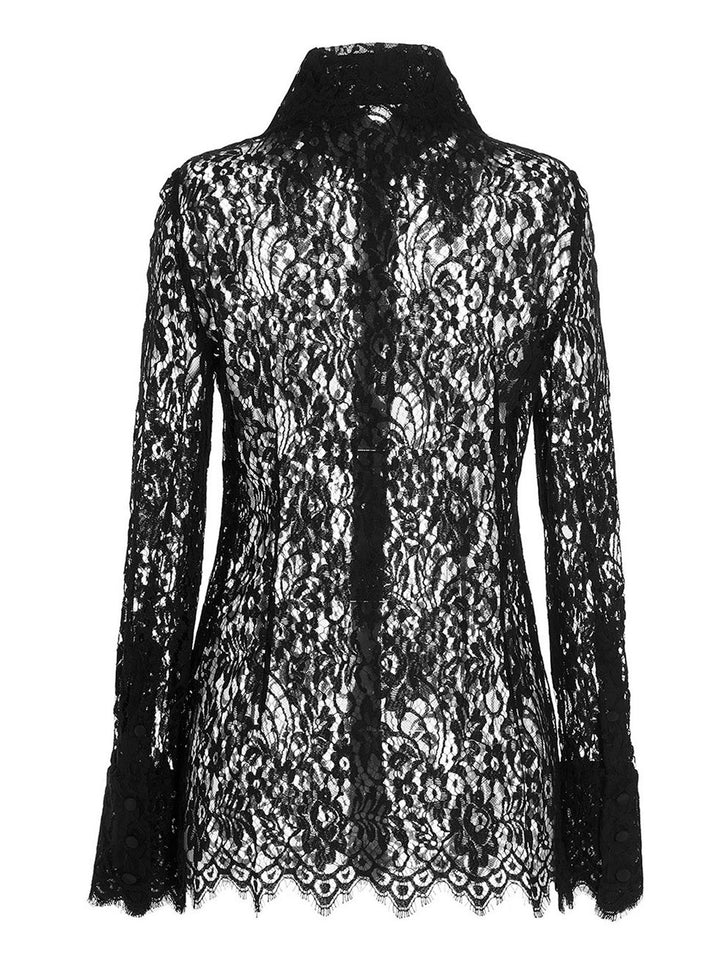 Dolce &amp; Gabbana Black Polyamide Blouse