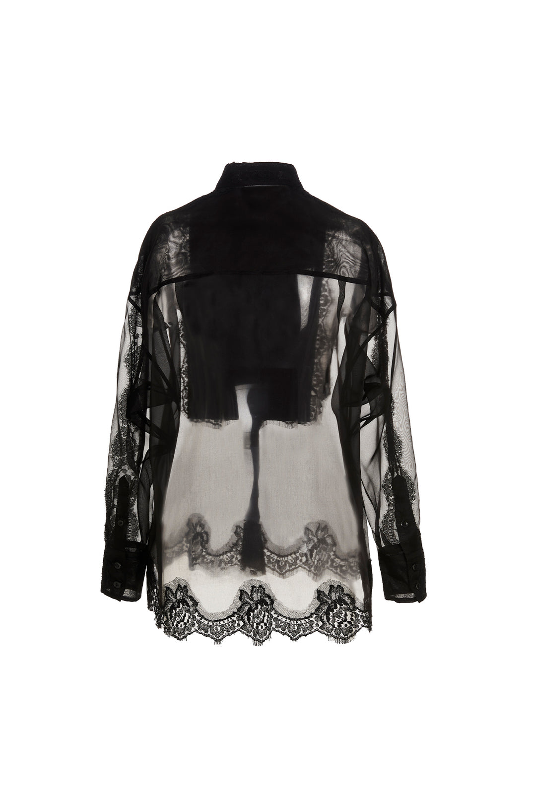 Dolce &amp; Gabbana Black Silk Blouse