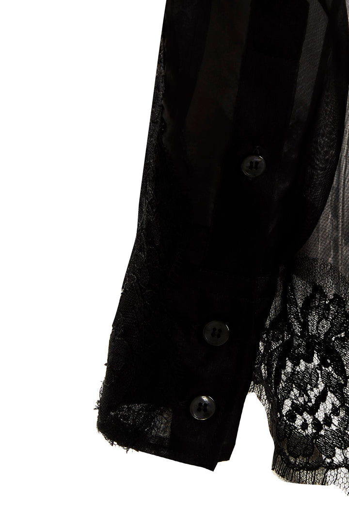 Dolce &amp; Gabbana Black Silk Blouse