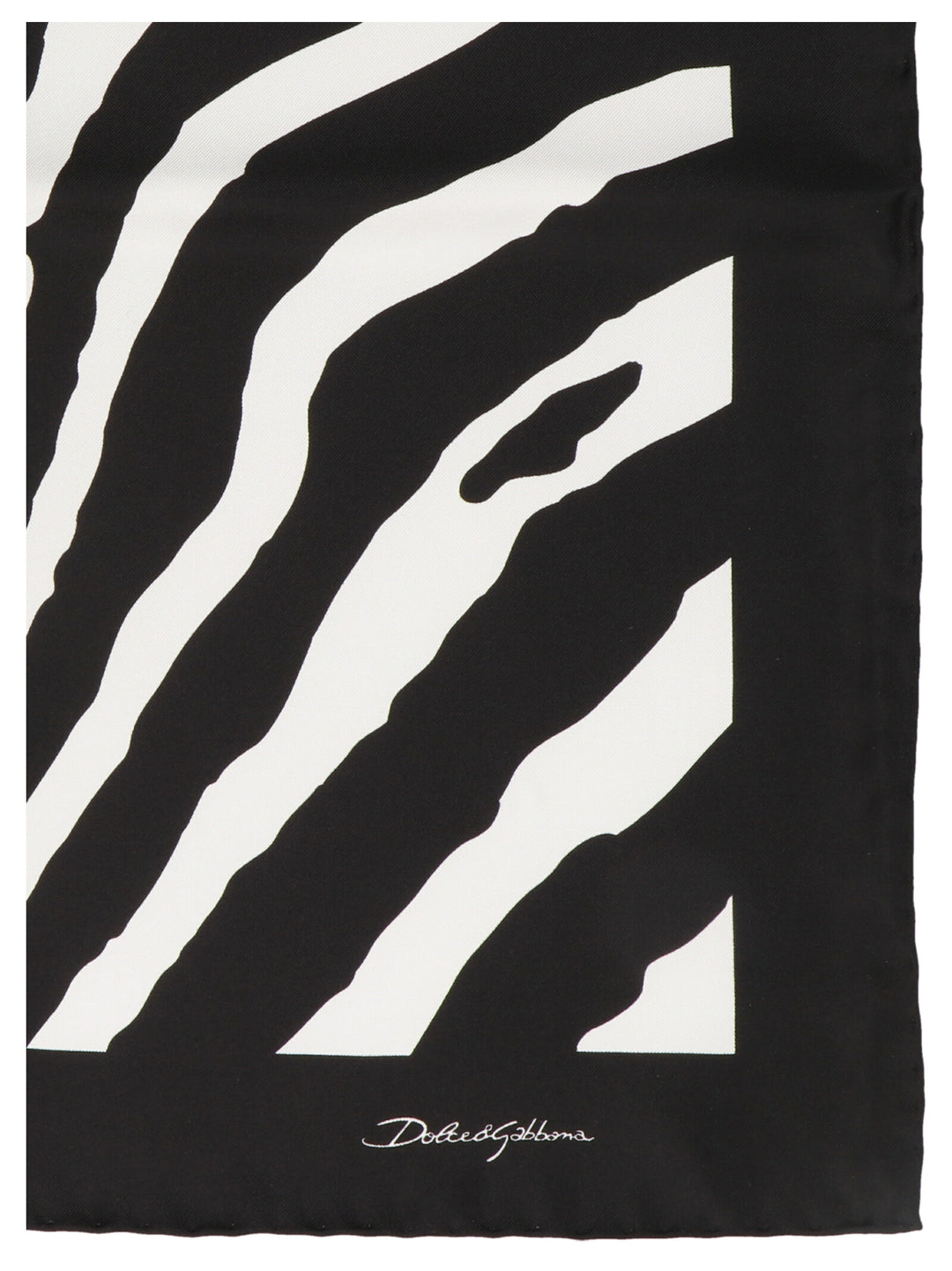Dolce &amp; Gabbana Bicolor Silk Scarf