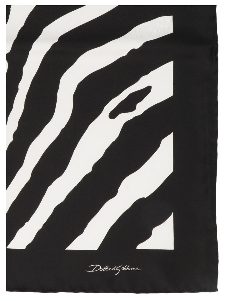 Dolce &amp; Gabbana Bicolor Silk Scarf