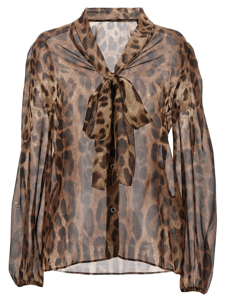 Dolce &amp; Gabbana Multicolor Silk Blouse